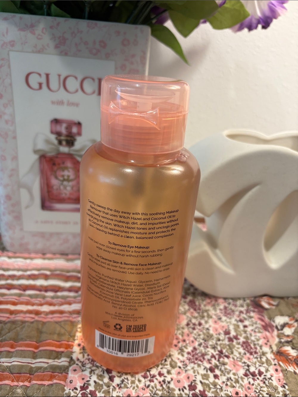 Lacuna Peach Makeup Remover — Gentle Cleansing Formula. NWOT - Picture 2 of 2